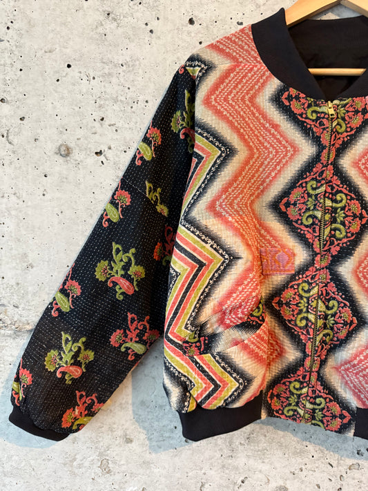 Nadia Kantha Bomber Jacket – Rosewood Trail