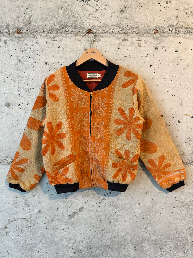 Nadia Bomber Jackets - Vintage Kantha