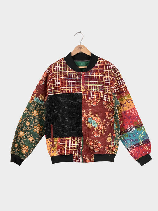 MEN'S Reversible Kantha Bomber - Zidan - L