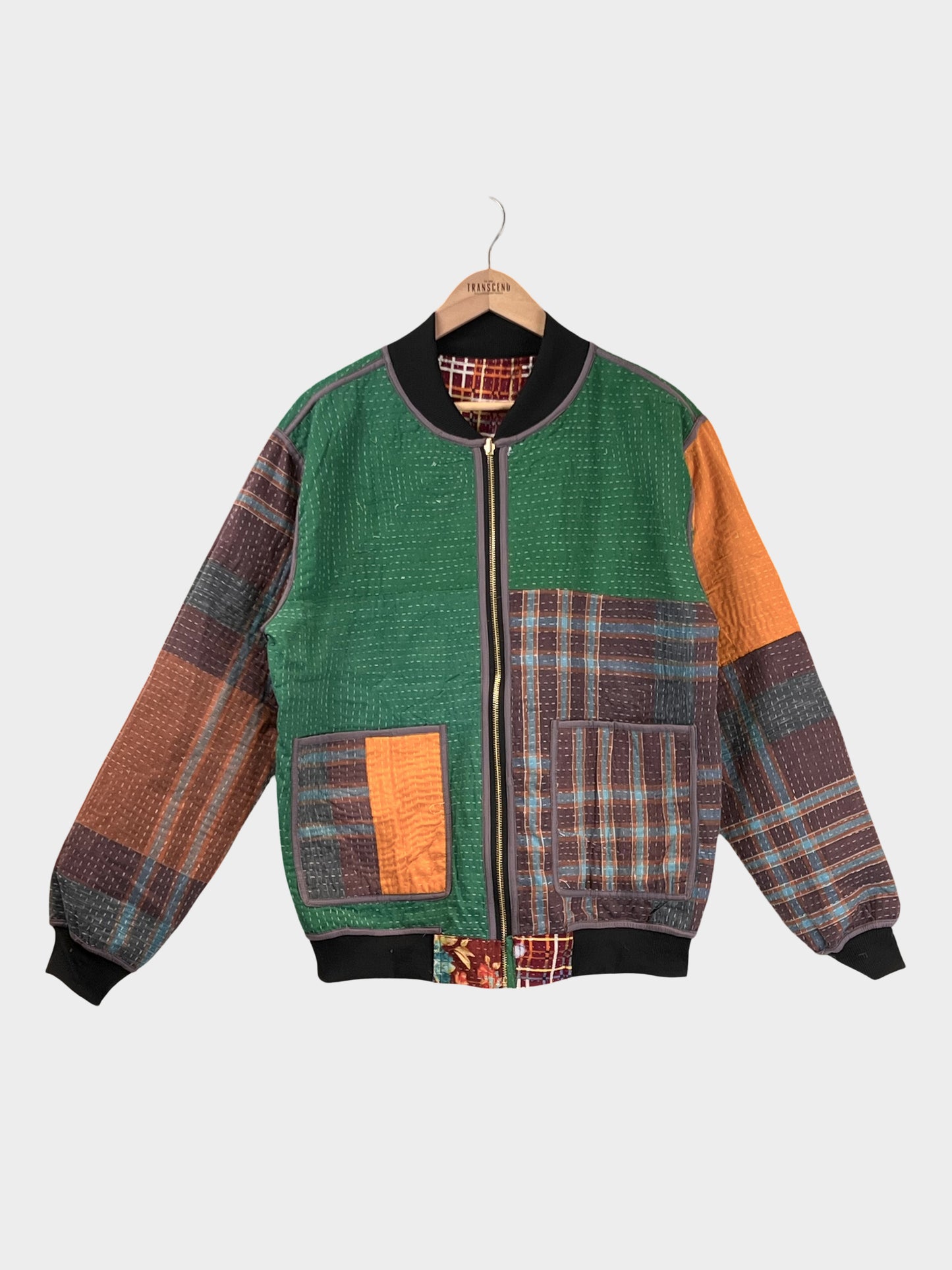 MEN'S Reversible Kantha Bomber - Zidan - L
