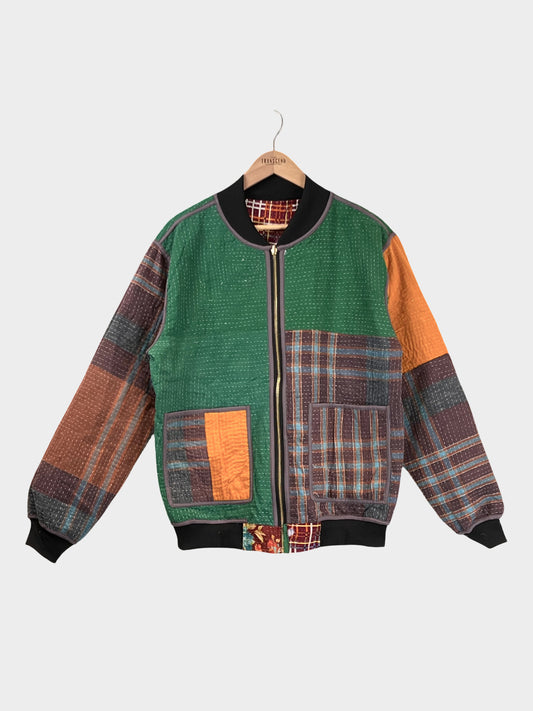 MEN'S Reversible Kantha Bomber - Zidan - L