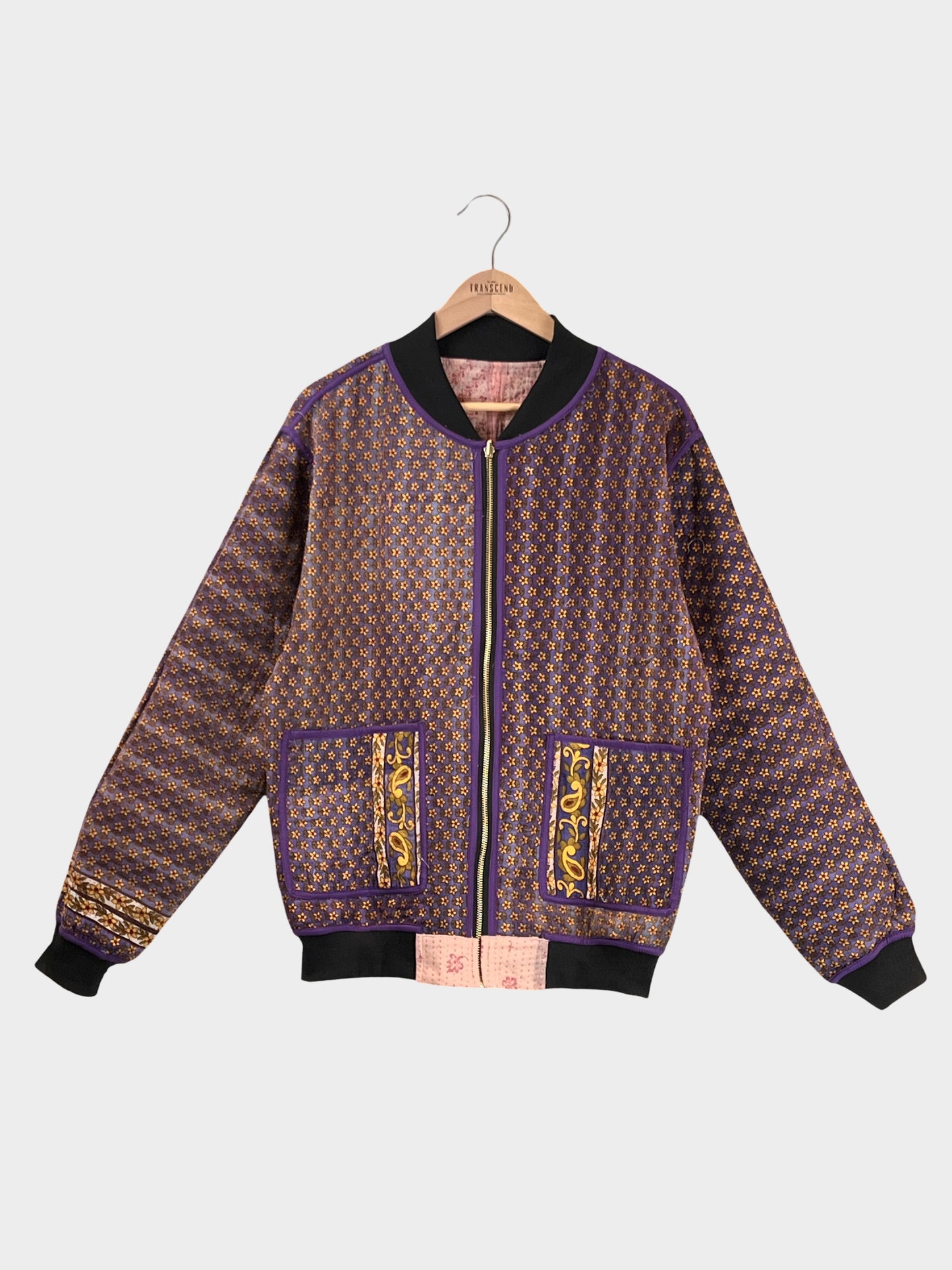 MEN'S Reversible Kantha Bomber - Kavi - L