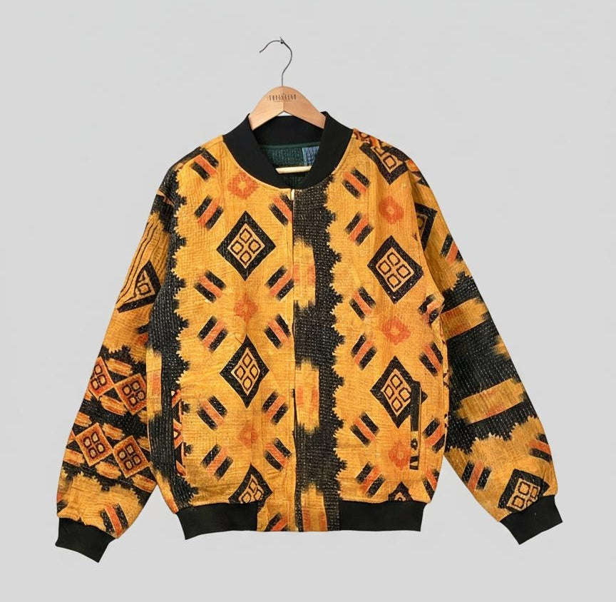 MEN'S Reversible Kantha Bomber - Milan - L