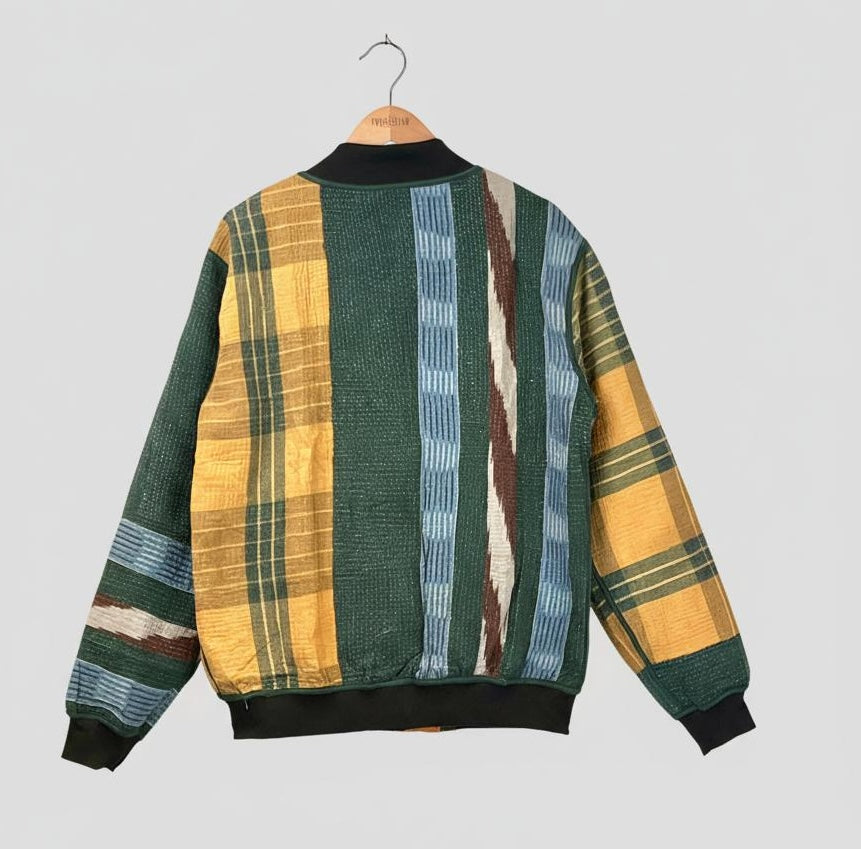 MEN'S Reversible Kantha Bomber - Milan - L