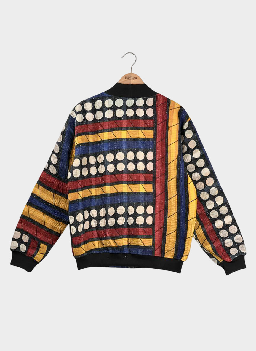 MEN'S Reversible Kantha Bomber - Asa - L