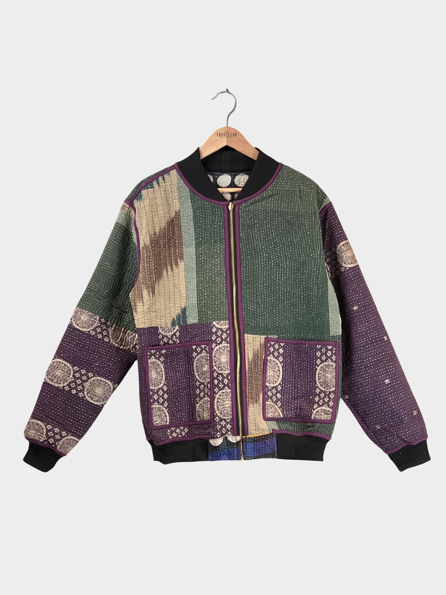 MEN'S Reversible Kantha Bomber - Asa - L