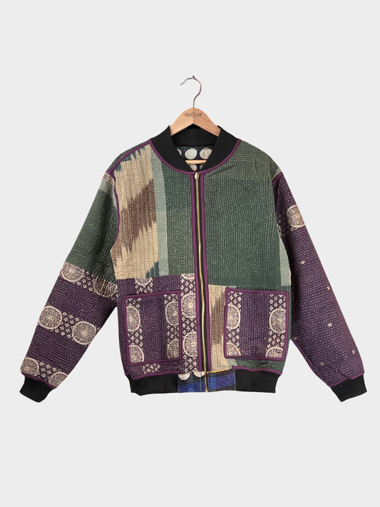 MEN'S Reversible Kantha Bomber - Asa - L