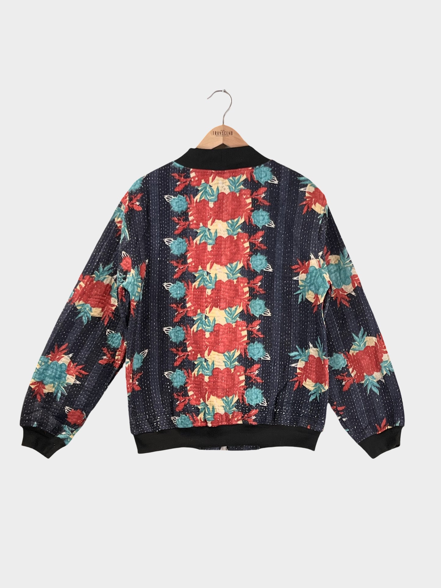 MEN'S Reversible Kantha Bomber - Kail - M