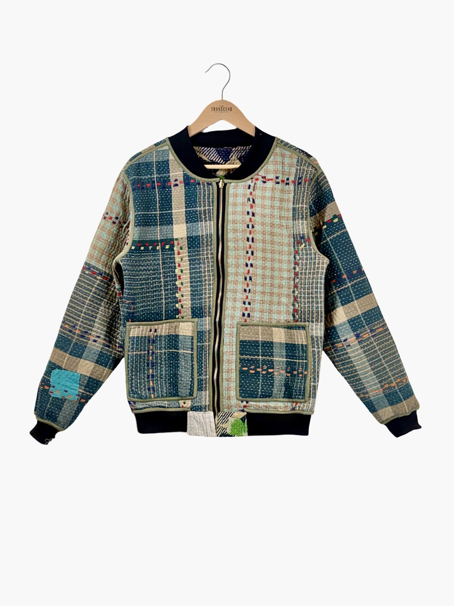 MEN'S Reversible Kantha Bomber - Nazim - M