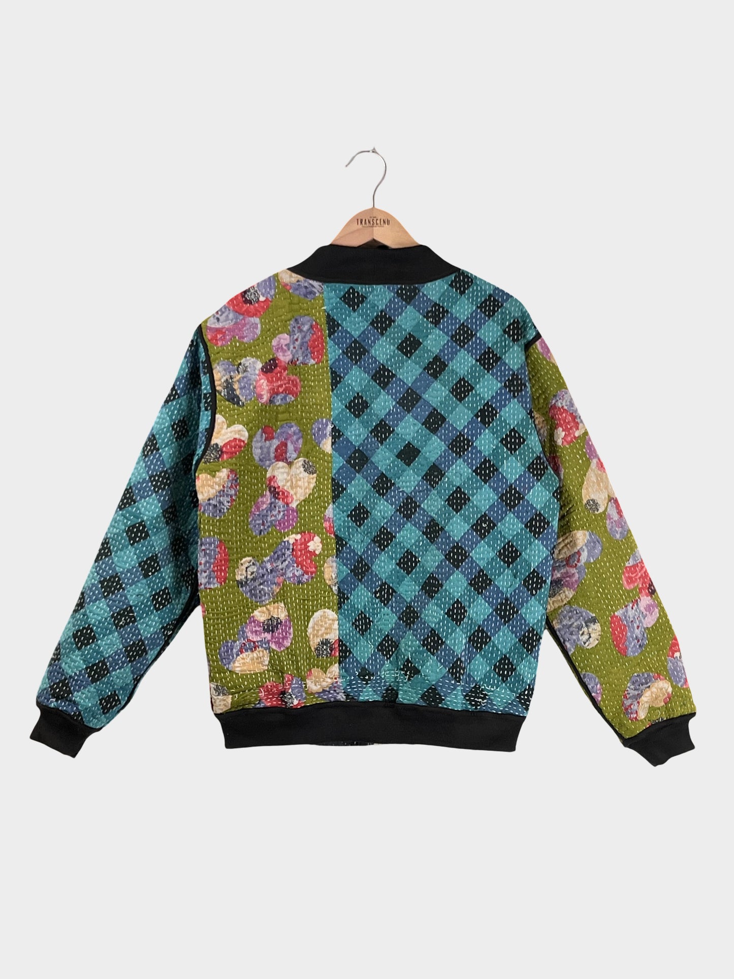 MEN'S Reversible Kantha Bomber - Kail - M