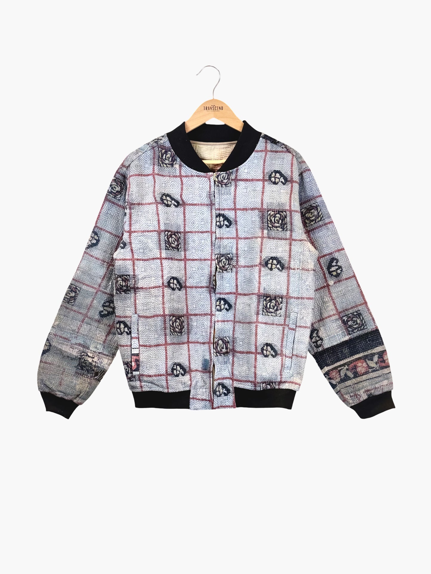 MEN'S Reversible Kantha Bomber - Zoren - M