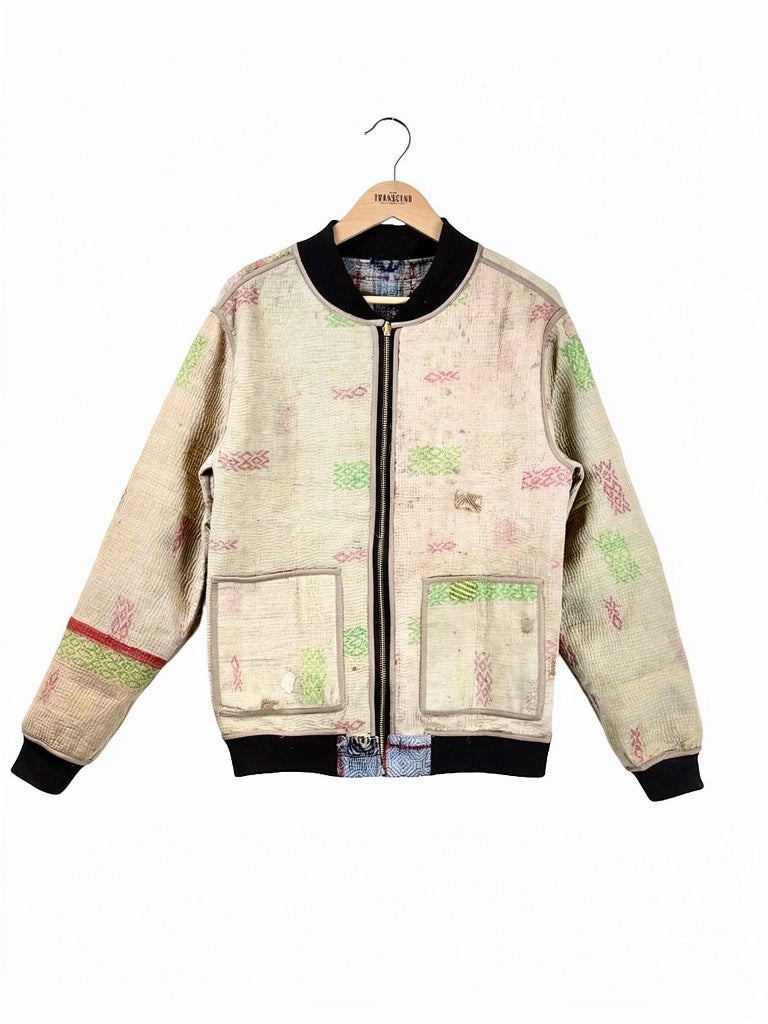 MEN'S Reversible Kantha Bomber - Zoren - M