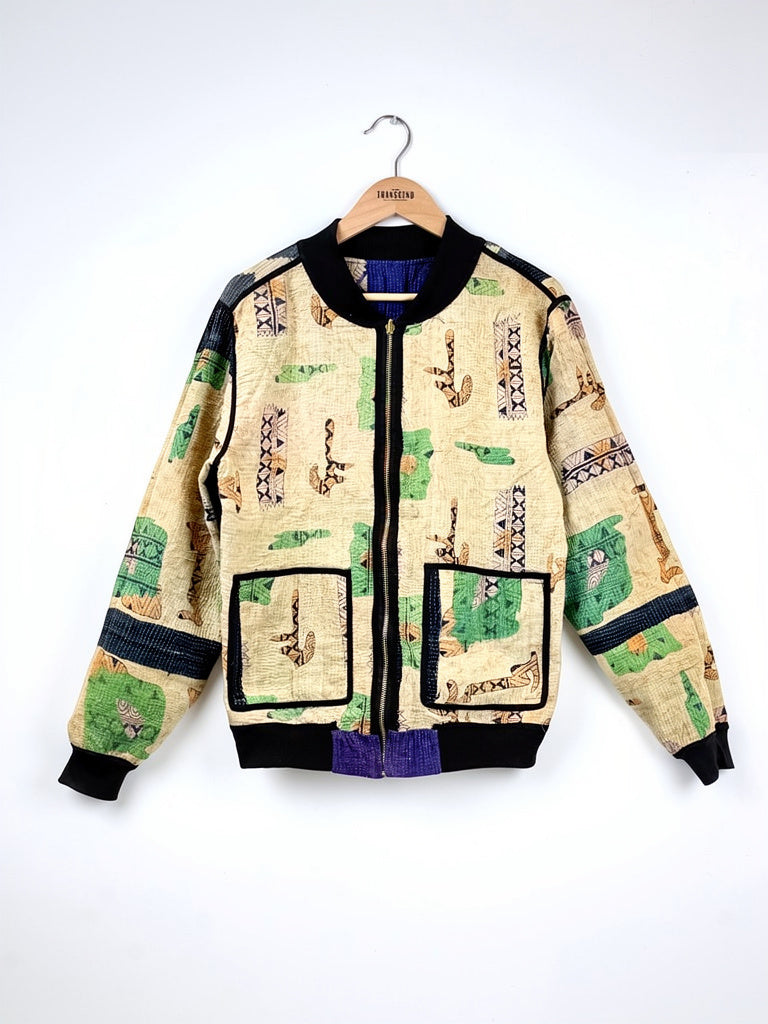 MEN'S Reversible Kantha Bomber - Siraj - M