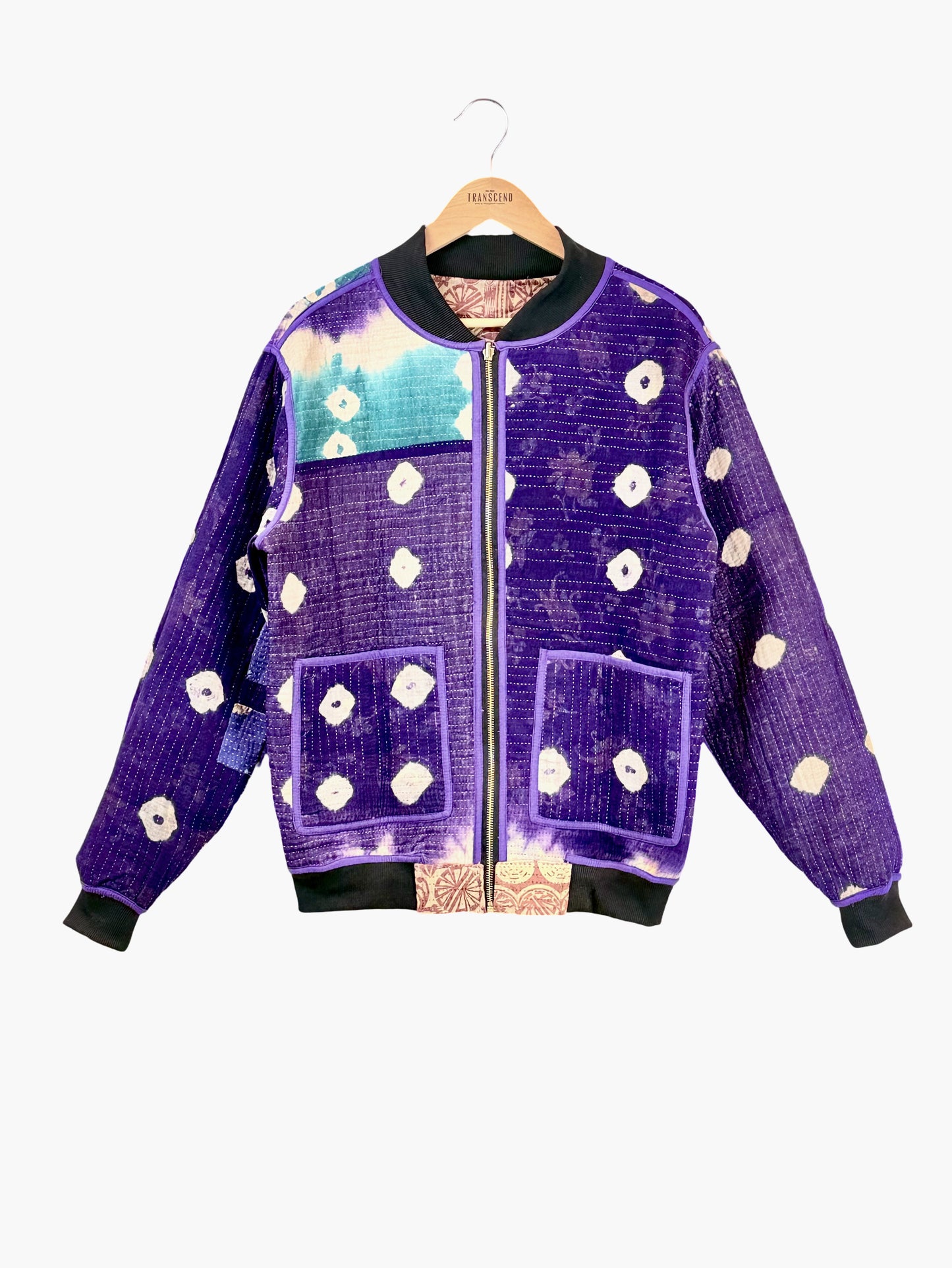 MEN'S Reversible Kantha Bomber - Zoray - M