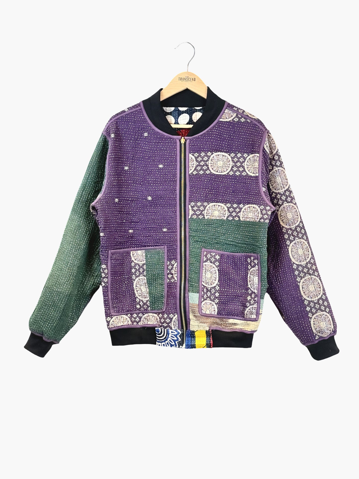 MEN'S Reversible Kantha Bomber - Nabil - M