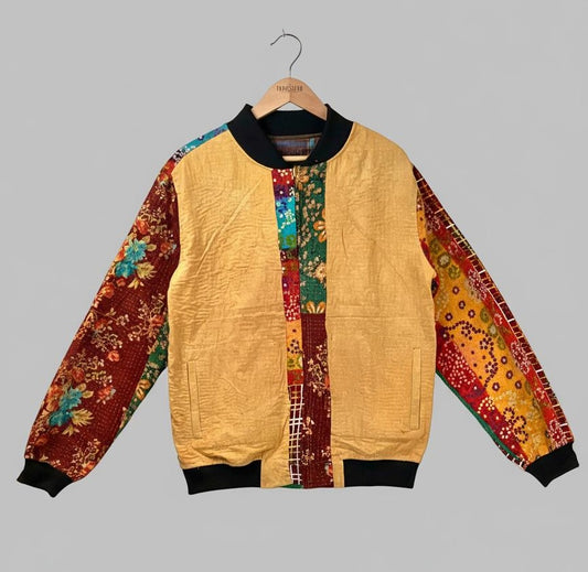 MEN'S Reversible Kantha Bomber - Sami - M