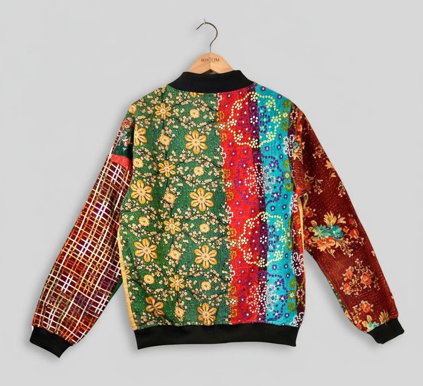 MEN'S Reversible Kantha Bomber - Sami - M
