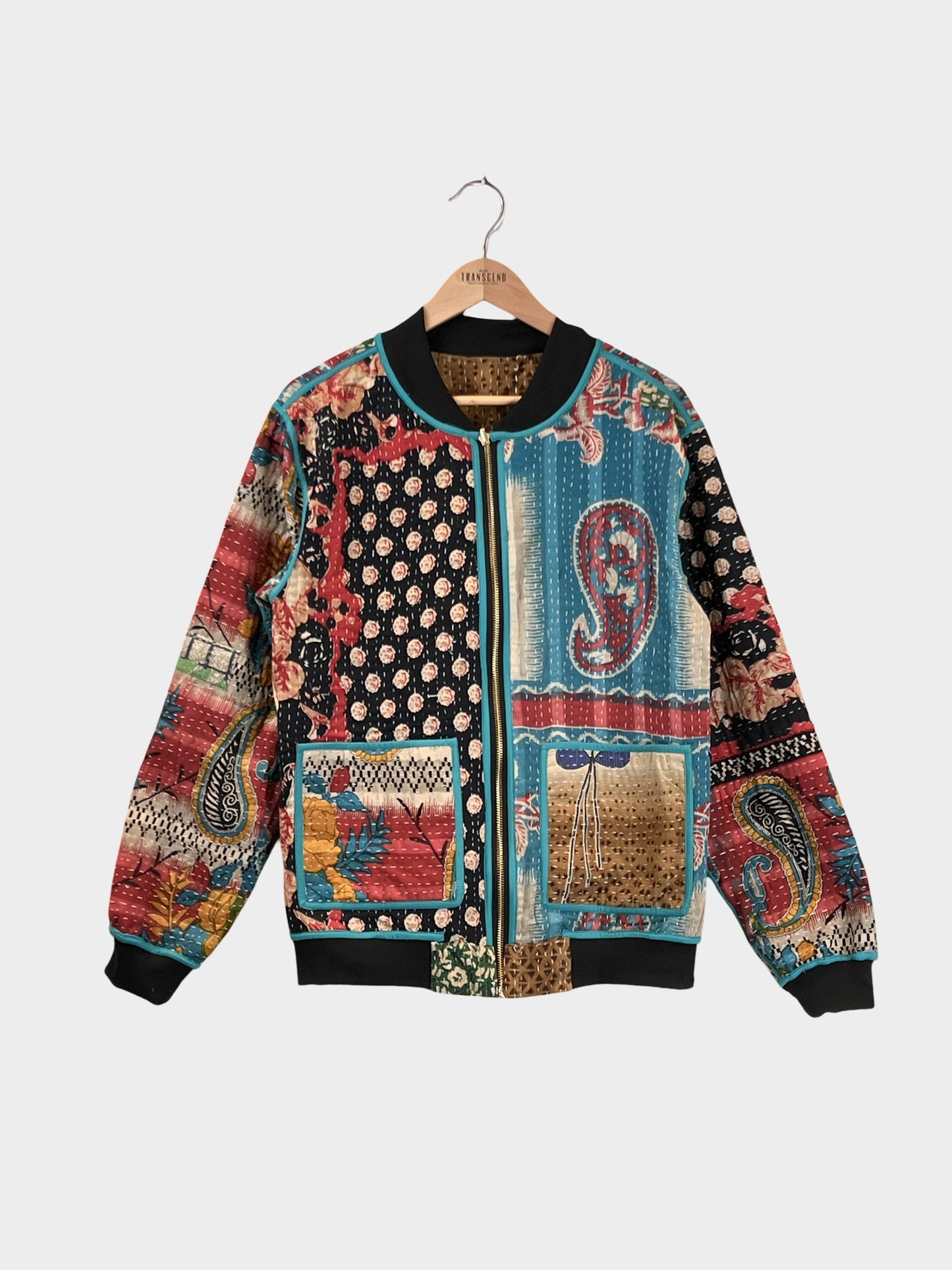 MEN'S Reversible Kantha Bomber - Ravi - M