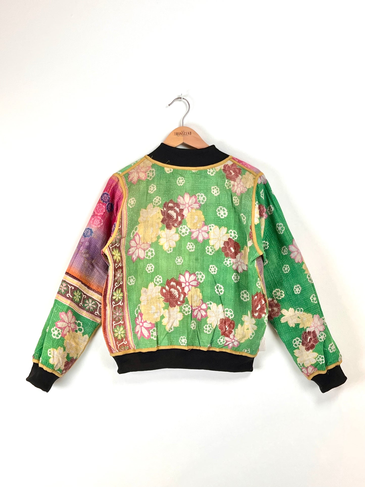 Sophia Reversible Kantha Bomber - New Leaf M