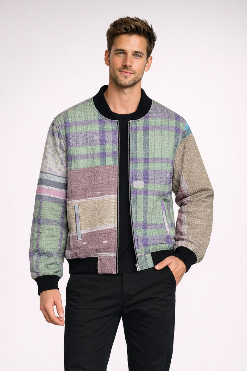 MEN'S Reversible Kantha Bomber - Rayan - M