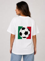 Mexico Flag Soccer Momento Tee - Unisex 2