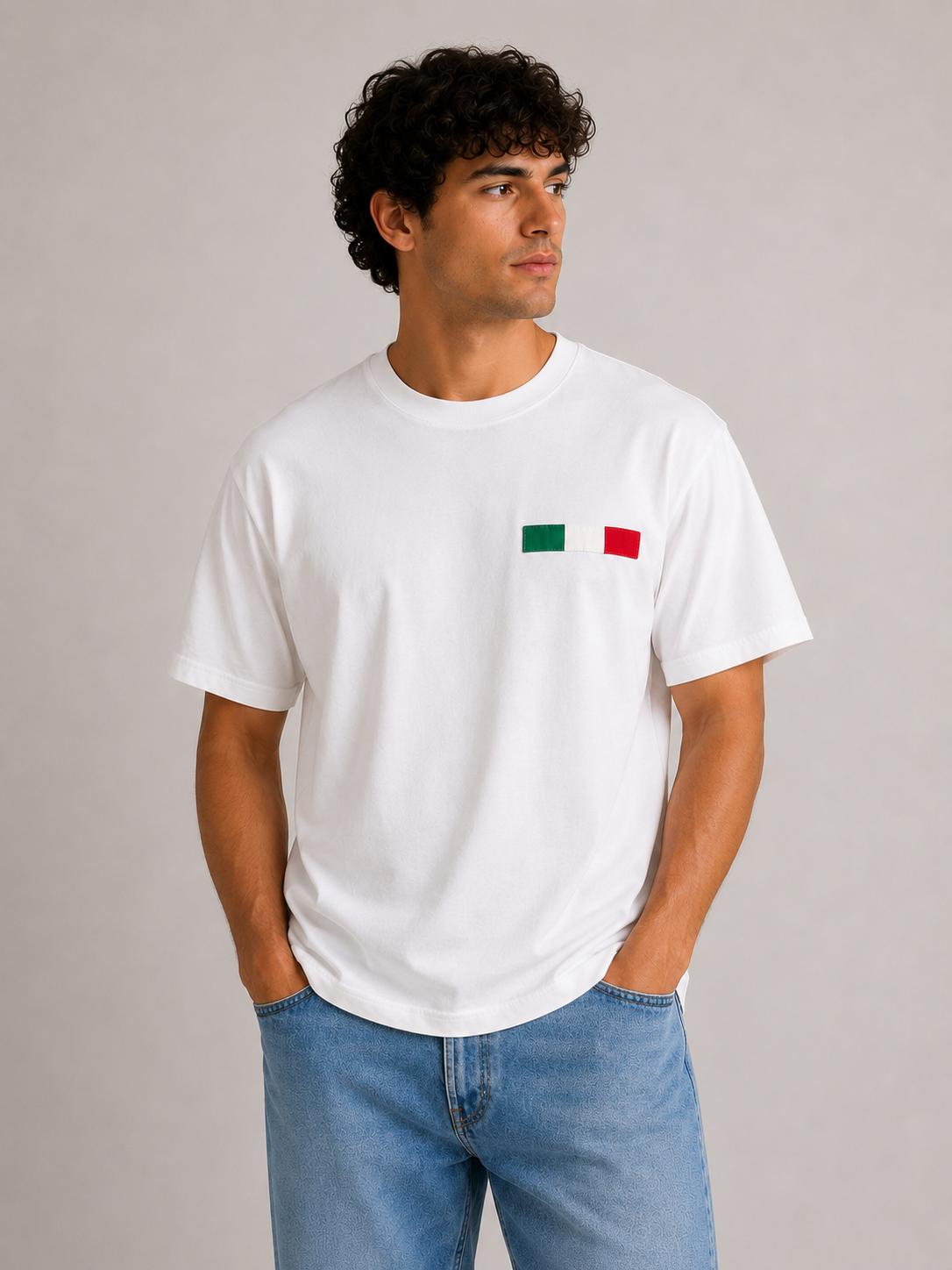 Mexico Flag Soccer Momento Tee - Unisex