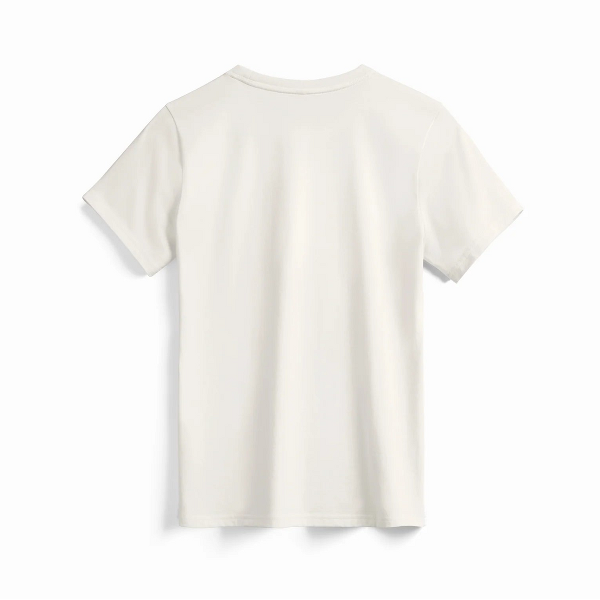 White t-shirt on a white background