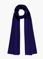 Cashmere Scarf - Navy Blue 1