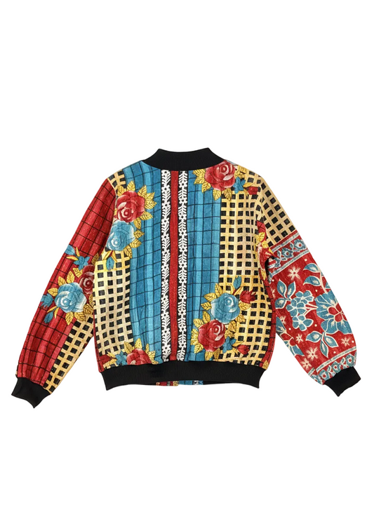 Sophia Reversible Kantha Bomber - New Leaf Heritage - M