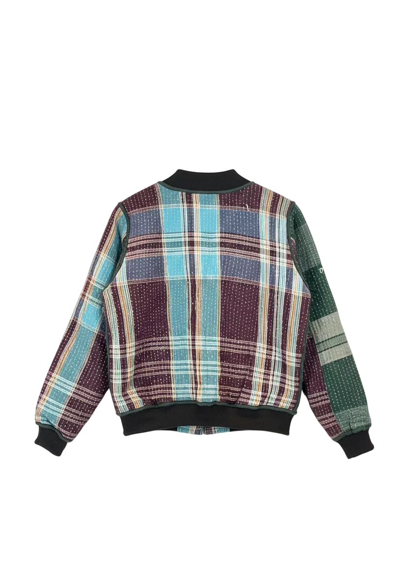 Sophia Reversible Kantha Bomber - New Leaf Heritage - M