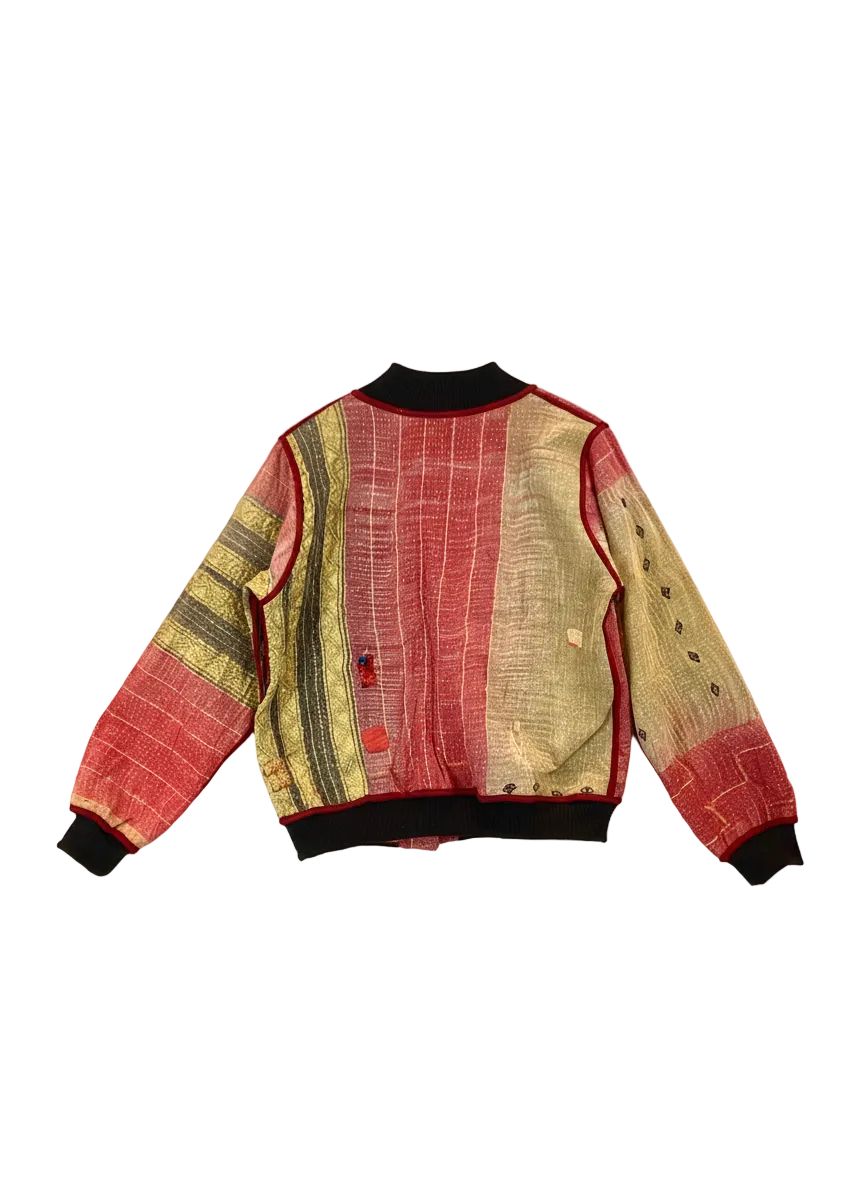 Sophia Reversible Kantha Bomber - Renewal Grove - M