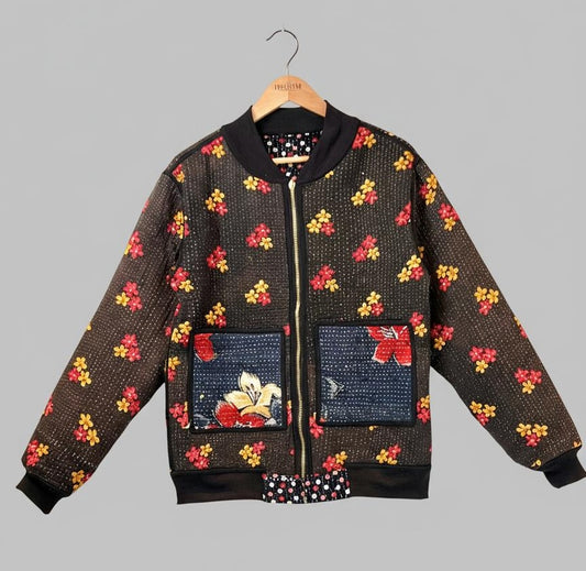MEN'S Reversible Kantha Bomber - Rafi - S