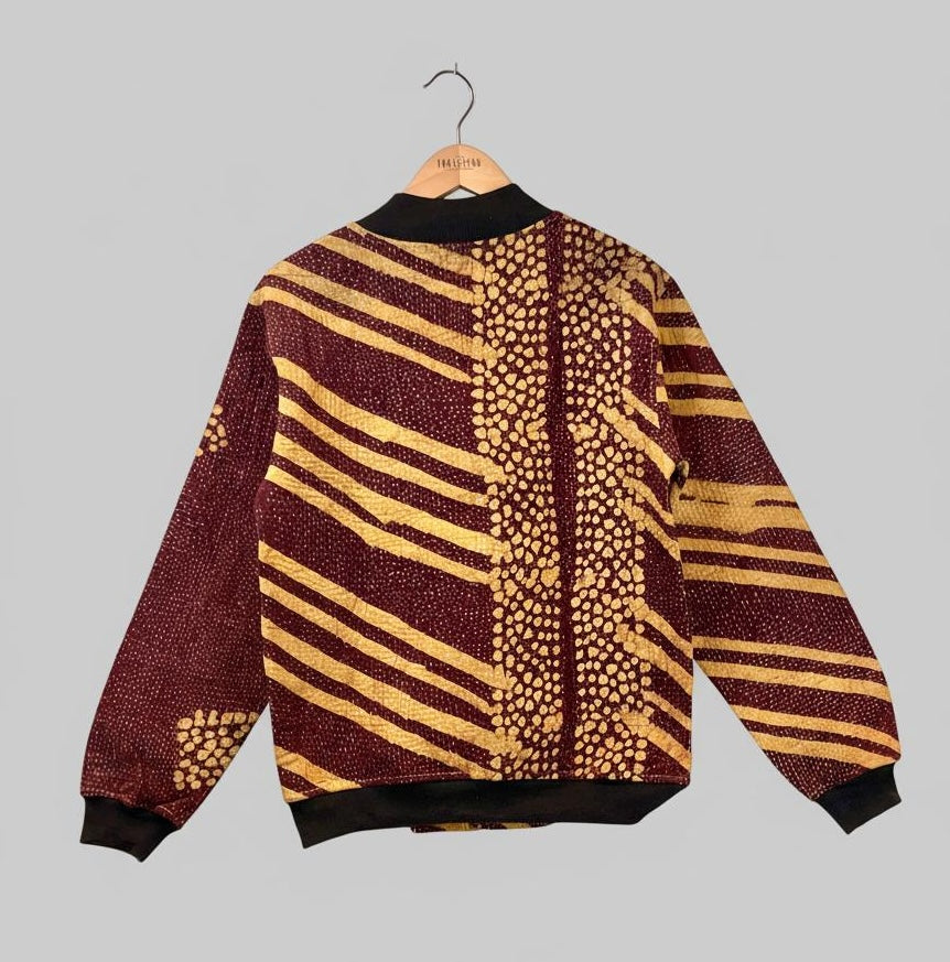 MEN'S Reversible Kantha Bomber - ⁠Farid - S