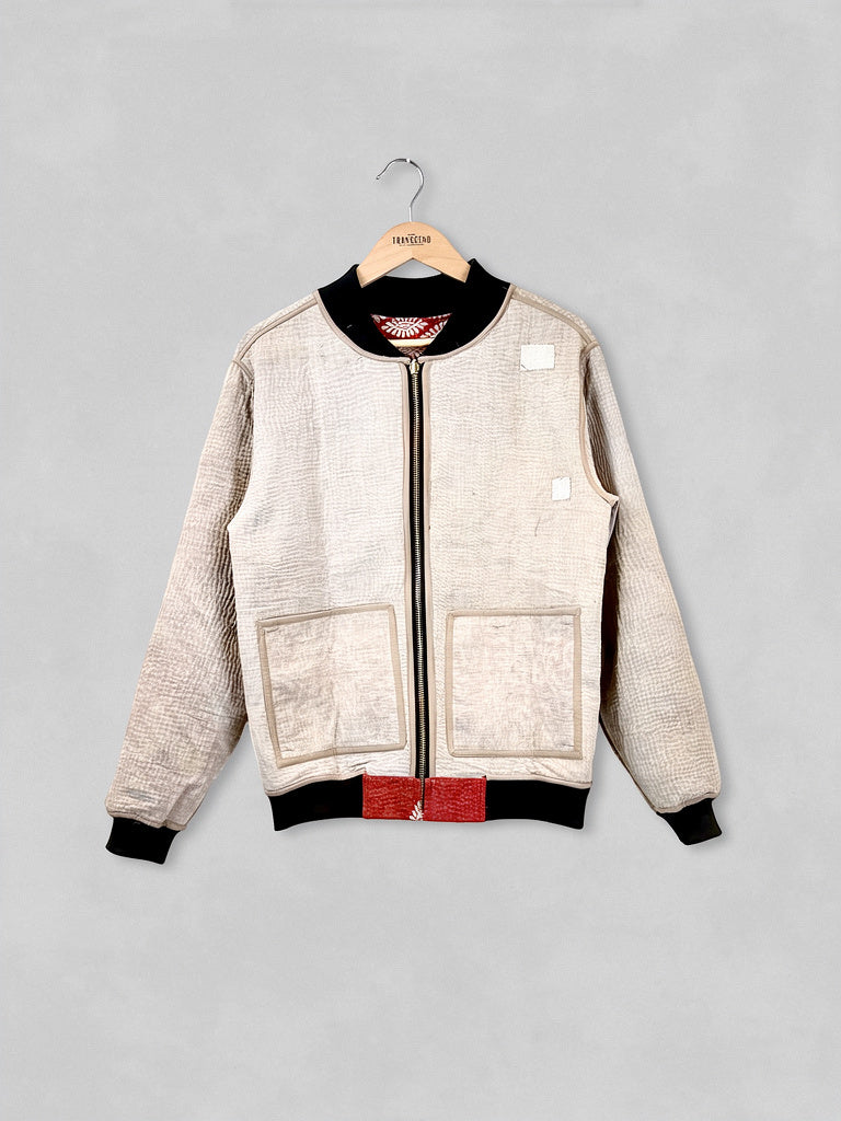 MEN'S Reversible Kantha Bomber - Nile - S