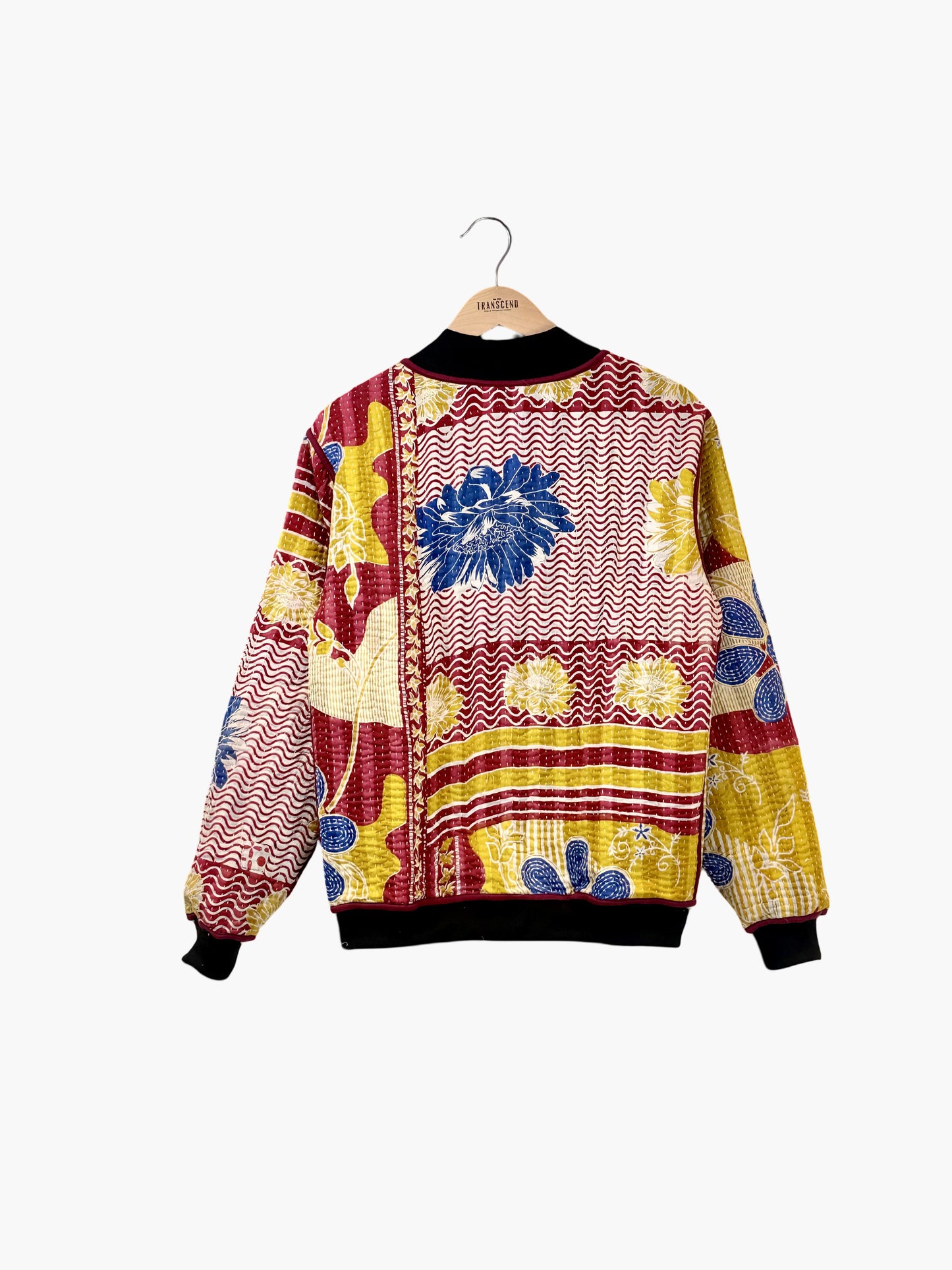 MEN'S Reversible Kantha Bomber - Navi - S