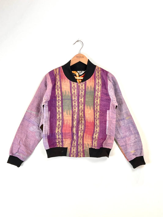 Sophia Reversible Kantha Bomber - November Dream