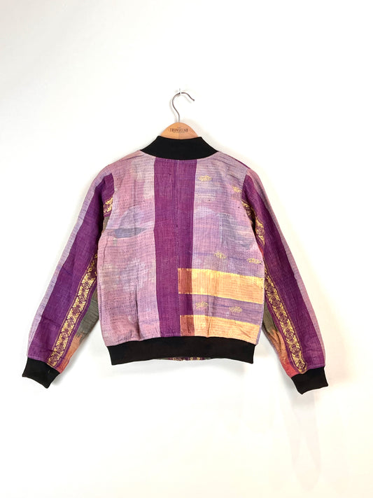 Sophia Reversible Kantha Bomber - November Dream