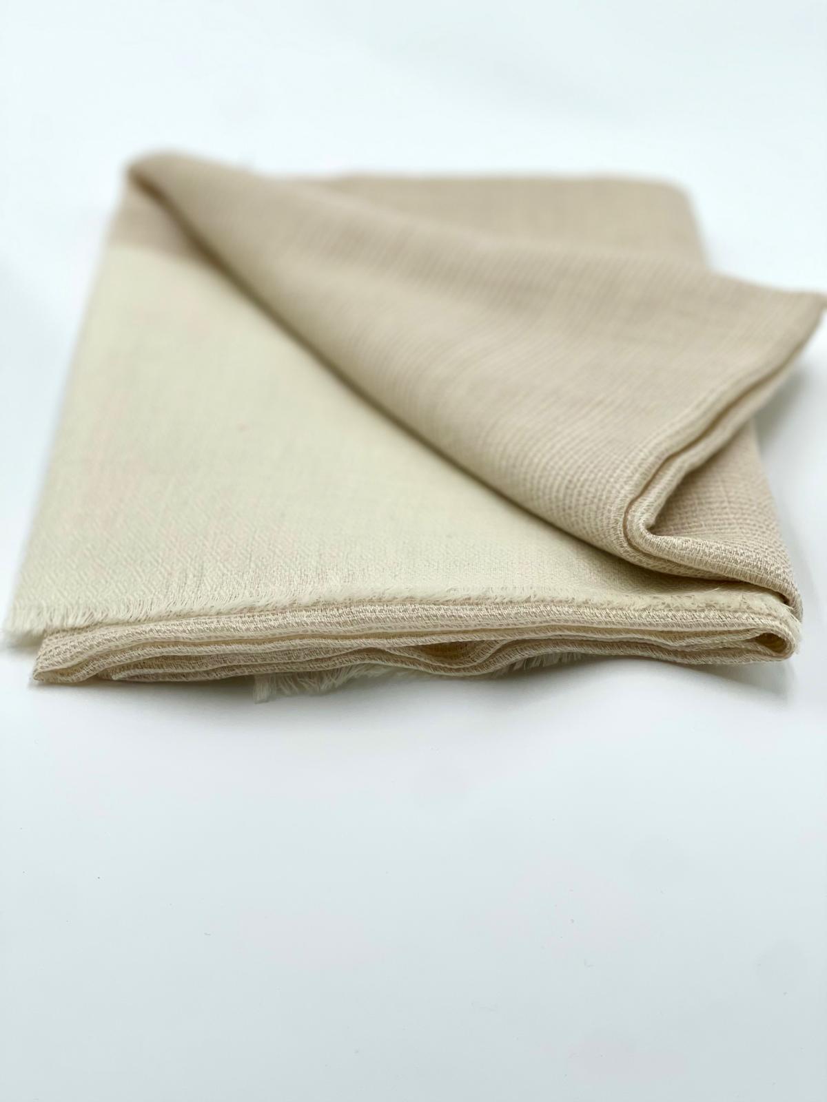 Soft Beige Cashmere Scarf