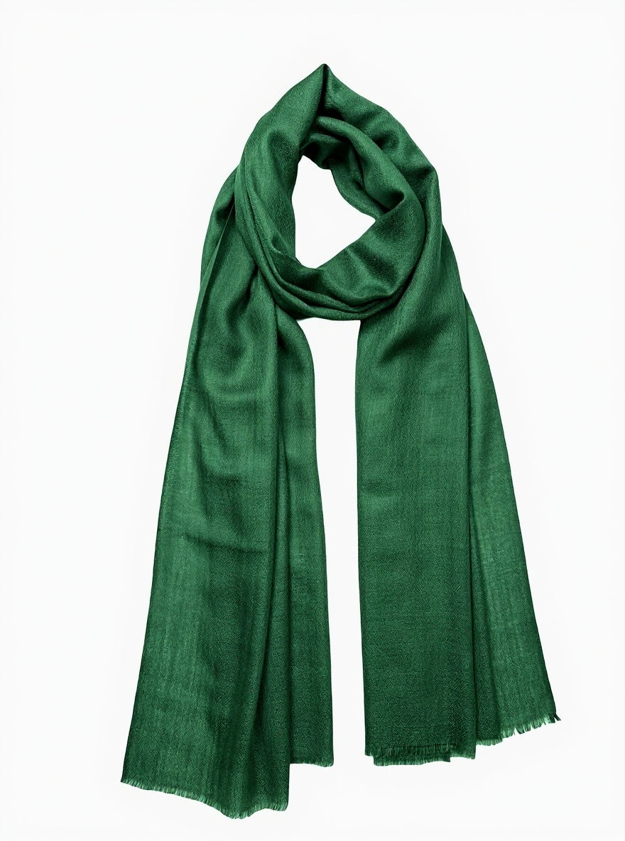 Cashmere Scarf - Forest Green