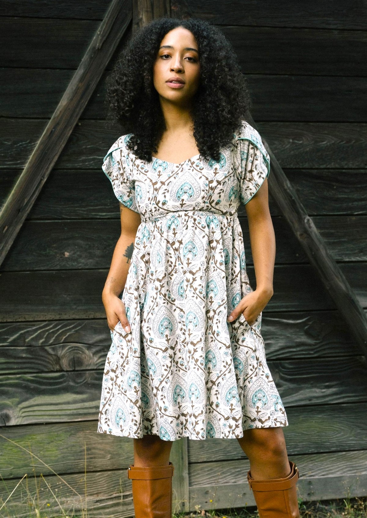 ZOYA Floral Print Dress