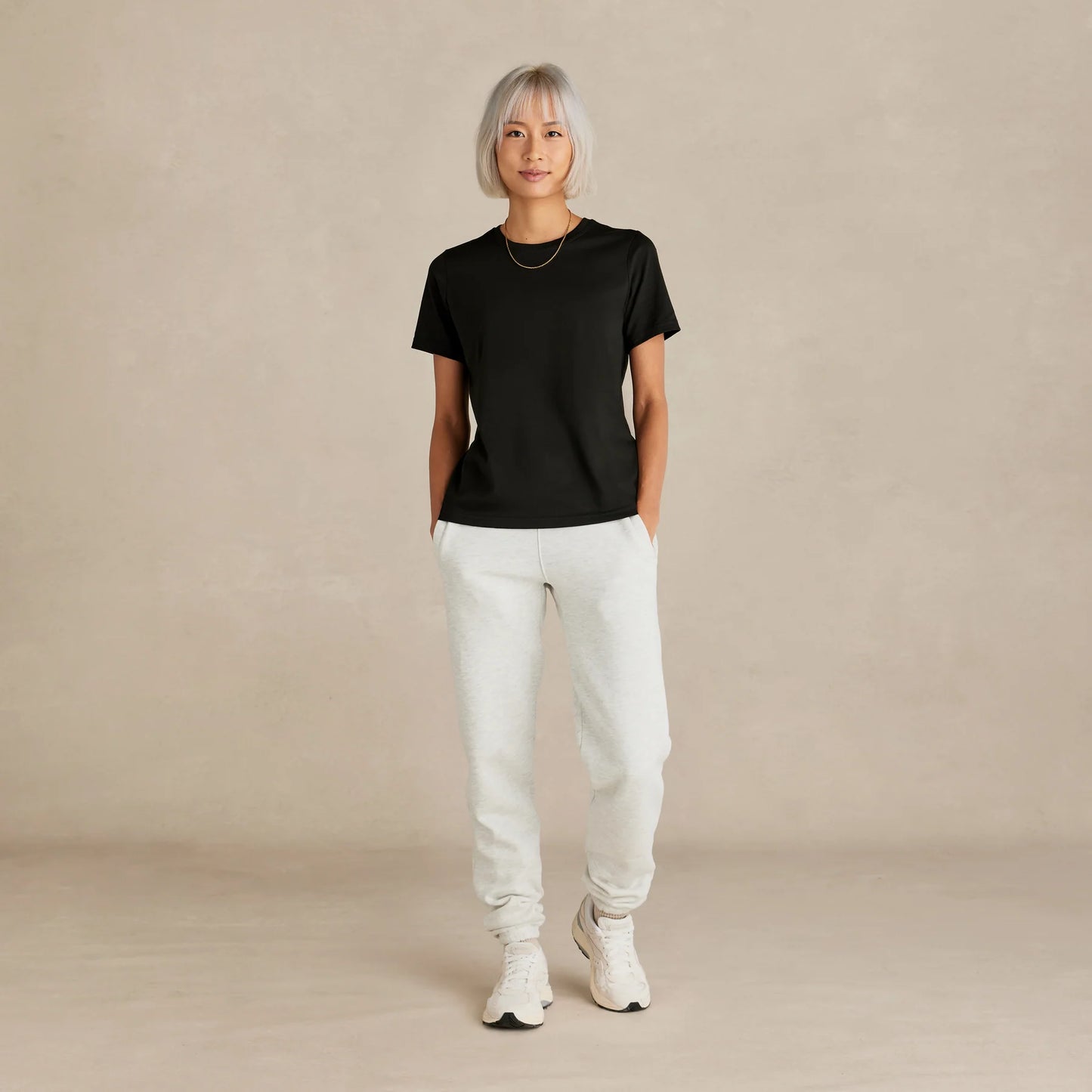 Midweight Supima® Cotton Tee - Women's