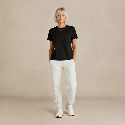 Midweight Supima® Cotton Tee - Women's