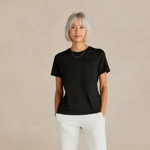 Midweight Supima® Cotton Tee - Women's