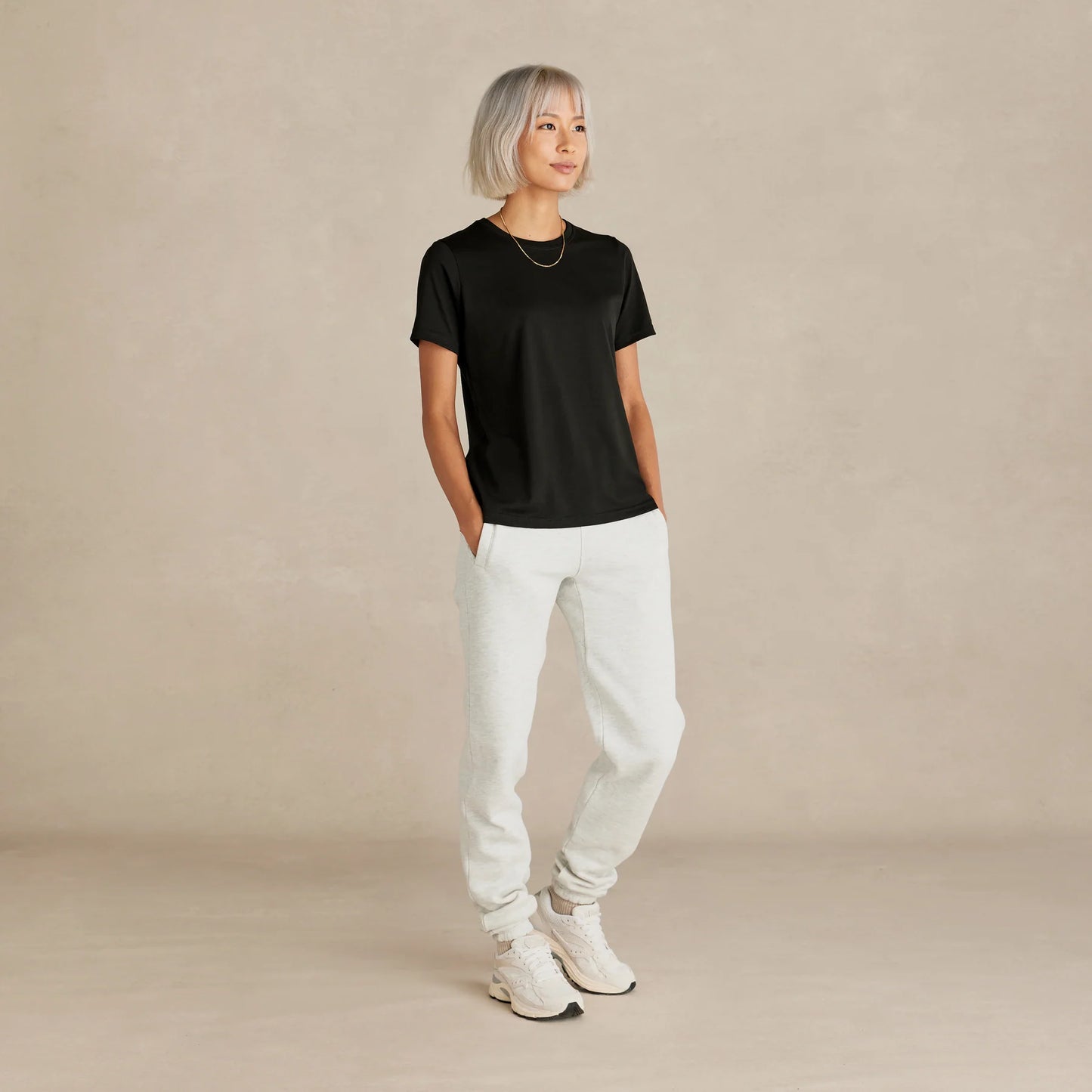 Midweight Supima® Cotton Tee - Women's