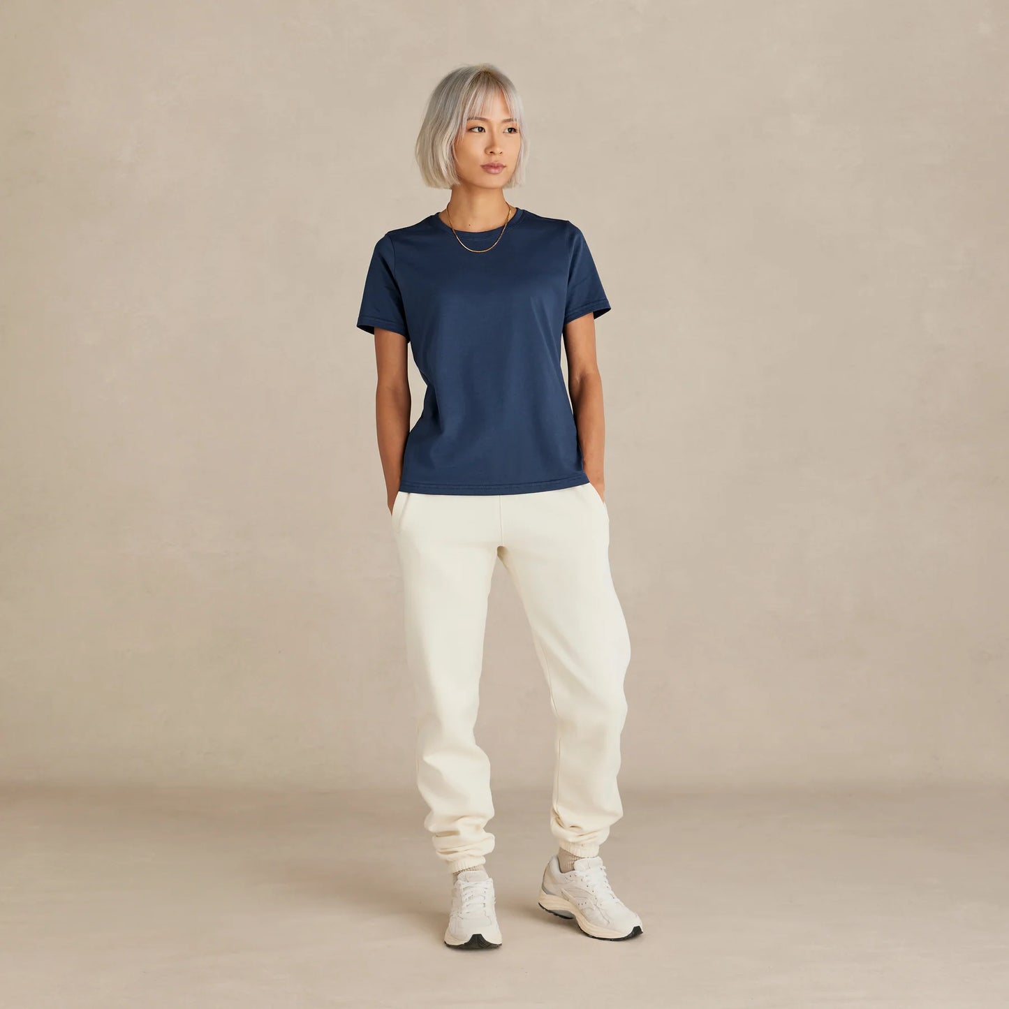 Midweight Supima® Cotton Tee - Women's