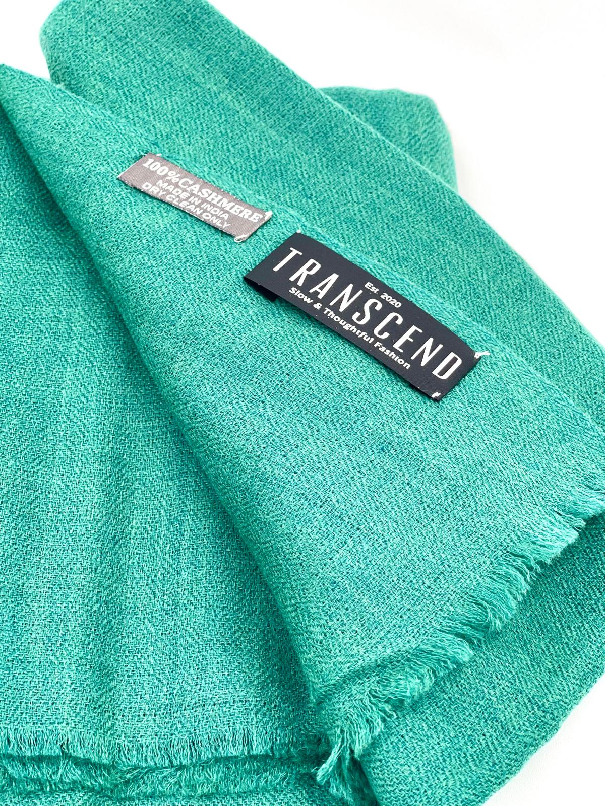 Cashmere Scarf - Emerald Green