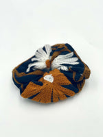 Embroidered Oversized Scrunchie - Suzani Embroidery Yellow 1