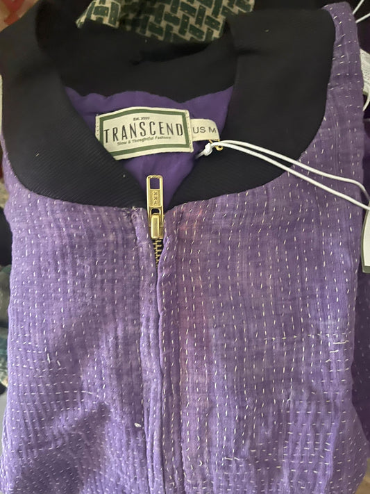 Nadia Bomber Jacket - Violet