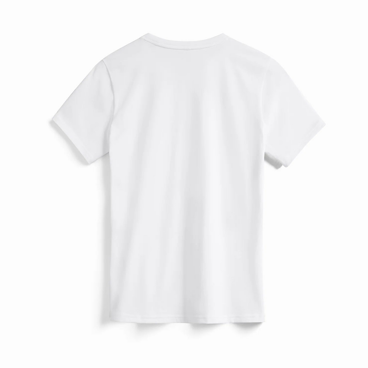 White t-shirt on a white background