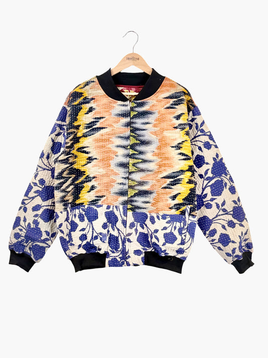 MEN'S Reversible Kantha Bomber - Zaman - XL